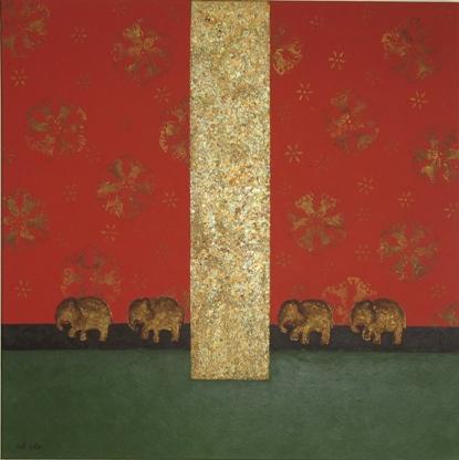 ציור אוירה - מצעד הפילים