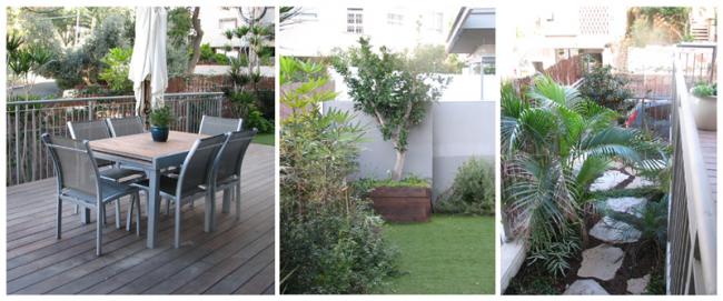 שטחי החוץ בדירה מייצרים מגוון מקומות שהייה