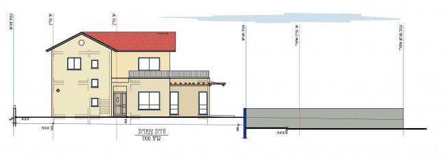 וילה בפרדס-חנה חזית צפונית
