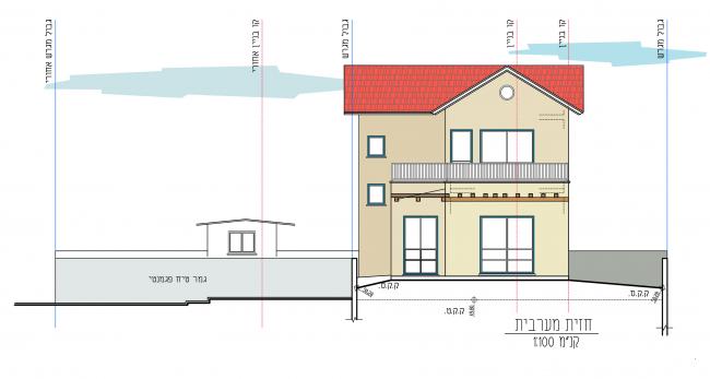 בית משפחת שחר - חזית מערבית