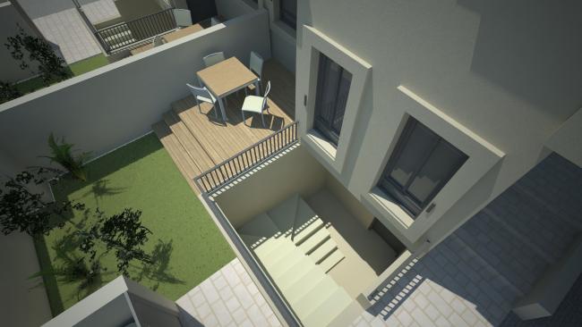 ירידה למרתף.