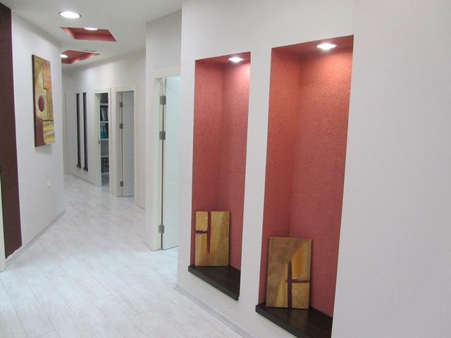 נישות, ספוטים, עיצוב תיקרה, עיצוב מעבר 