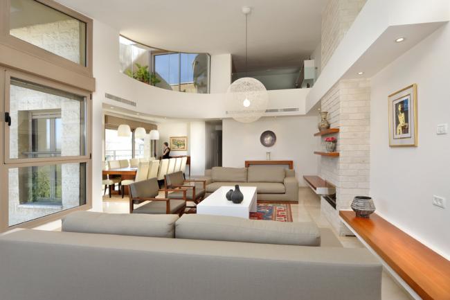 מבט אל חלל המגורים