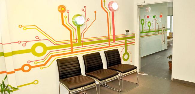 מבט אל חלל הכניסה