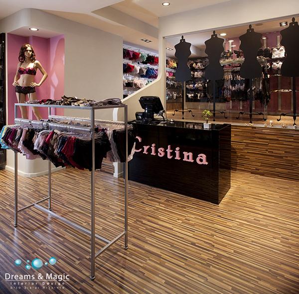 עיצוב חנות הלבשה תחתונה