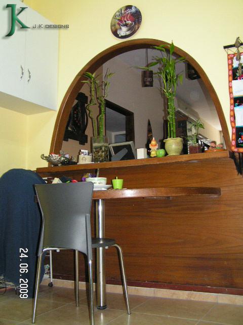 ארוחת בוקר במטבח.  אחת הדרישות של המשפחה