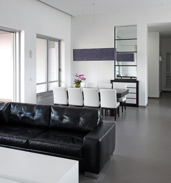 עיצוב החלל המרכזי כחלל פתוח ,אוורירי ומוקפד