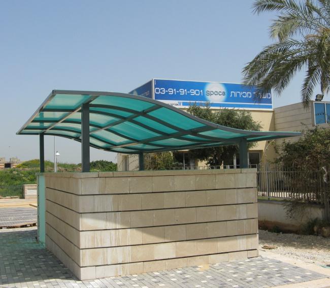 פרגולות בקירוי פוליגל