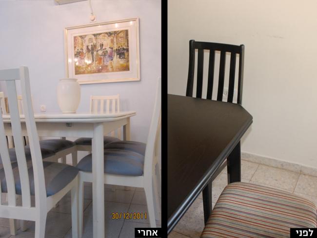 שיפוץ של פינת האוכל הישנה