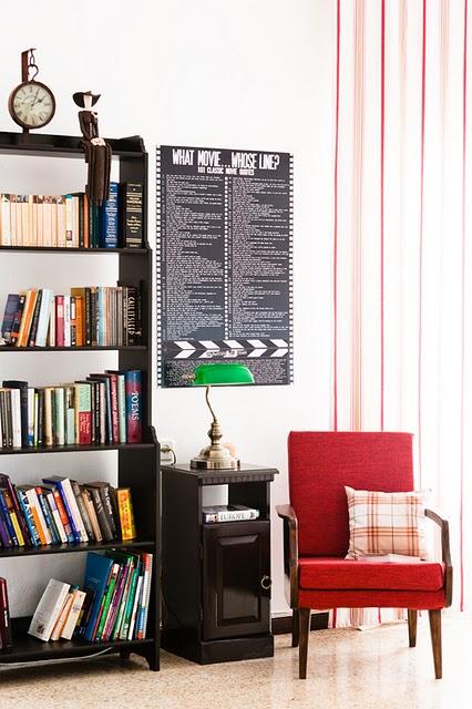 ספרייה - מנורת קריאה וינטאג' מדרום תל-אביב