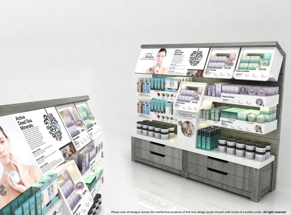 סטנד טסטרים לקוסמטיקה