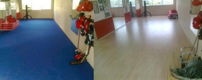 פרקט למינציה לבי"ס קונג פו