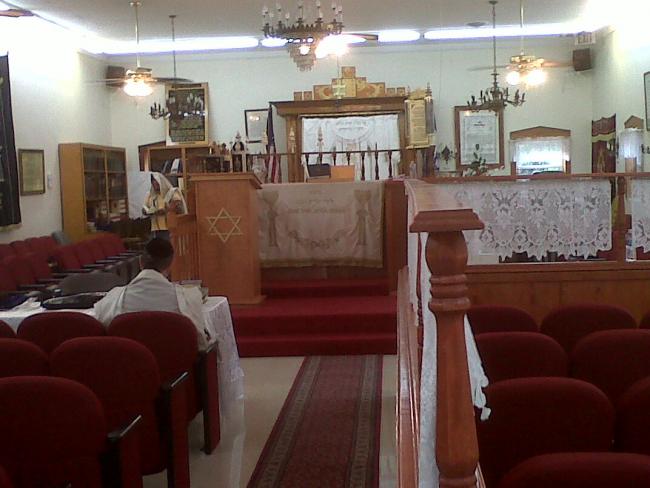 מראה בית הכנסת לפני