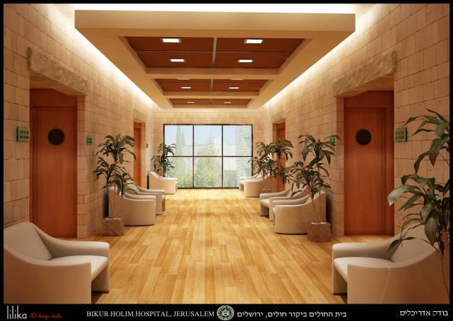 בית חולים ביקור חולים ירושלים הדמיית מחלקה