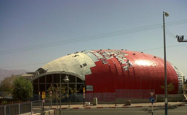 מרכז ספורט אילת מרץ 2013 Eilat Egg Building 