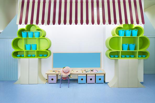 שיפוץ ועיצוב גן ילדים ע"י מעצבת פנים דנה שקד