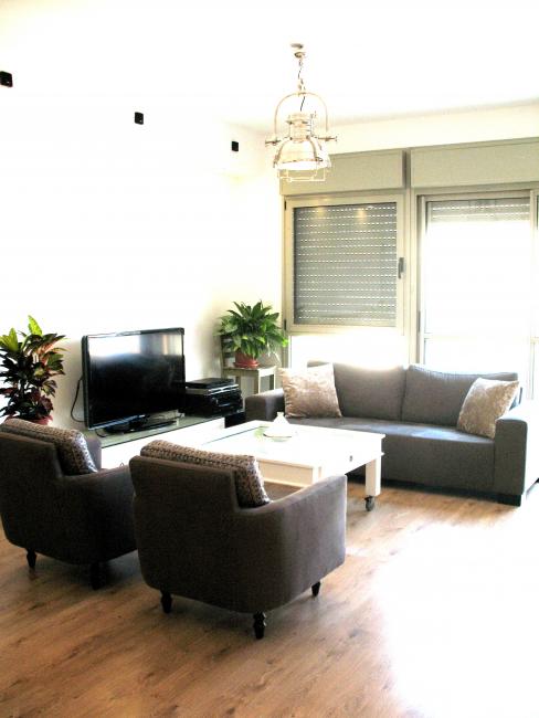 הסלון - מבט מהכניסה