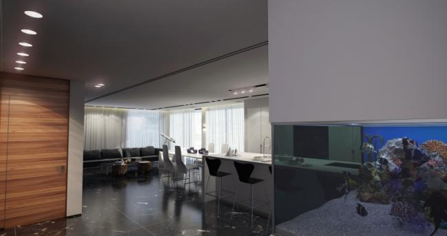 מבט אל כניסת הבית