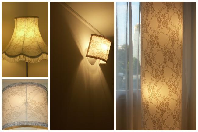 שידרוג גופי תאורה ישנים בעזרת טקסטיל 