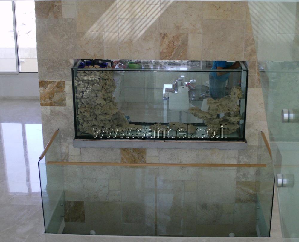 האקווריום לאחר סיום הבנייה