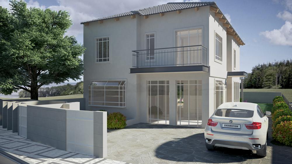 חזית כניסה לבית