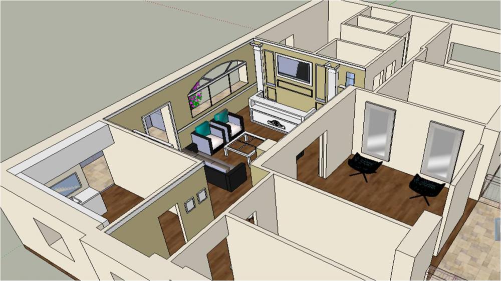 הדמיה של עיצוב המתחם2