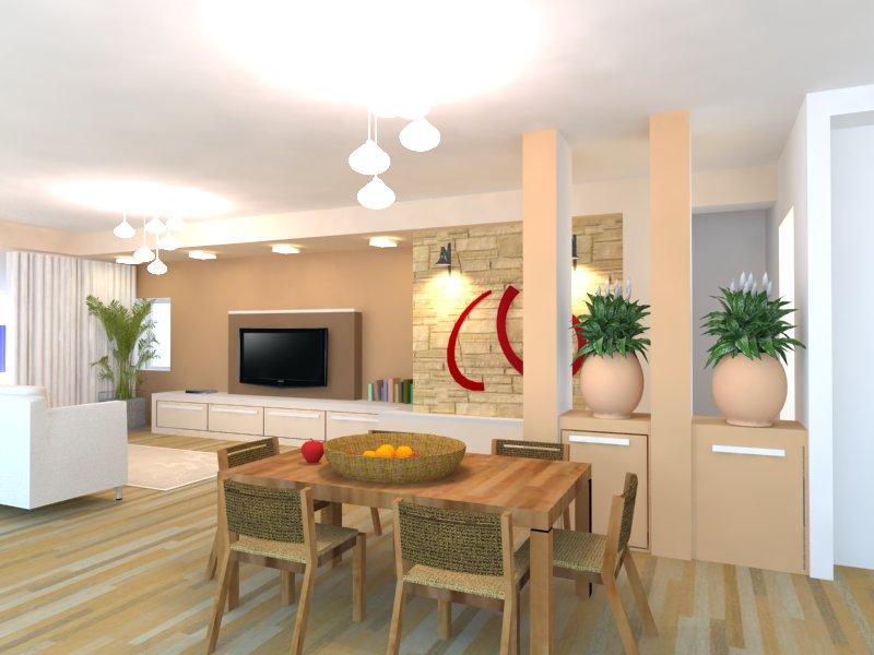 עיצוב פנים ברחוב יד לבנים - מבט נוסף