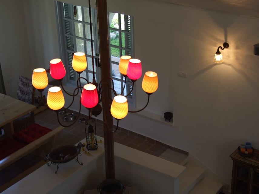 גוף תאורה גדול במיוחד תאורה בצבעים חמים