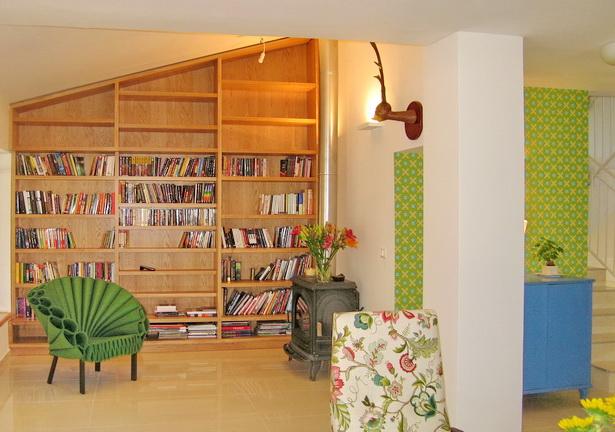 שיפוץ בית - חדר ספרייה