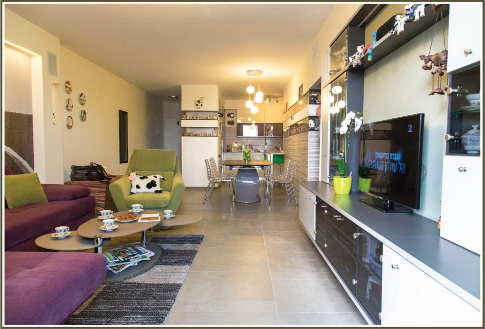 מבט מהמרפסת לסלון