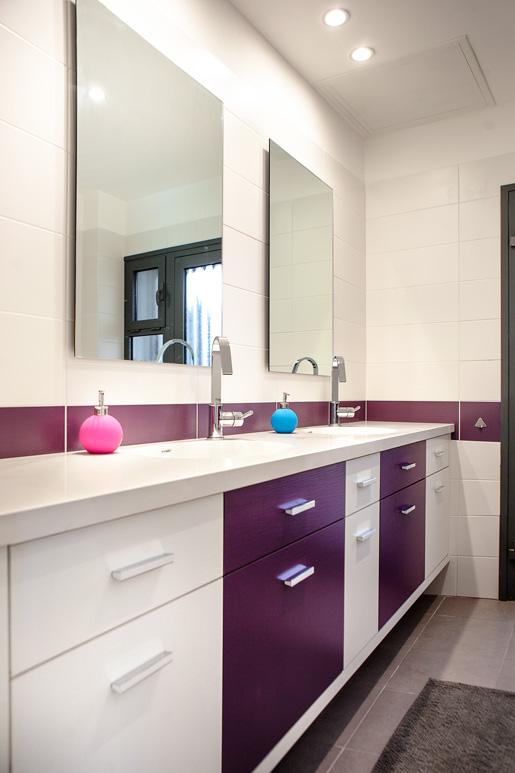 עיצוב דירת קבלן - עיצוב מקלחת