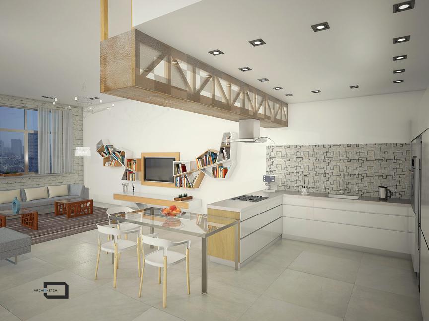 דירת סטודיו אורבנית