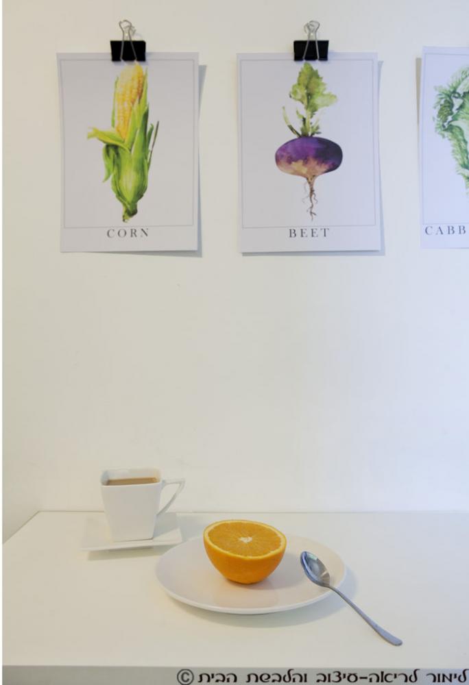 עיצוב דירה בצפון תל-אביב; המטבח