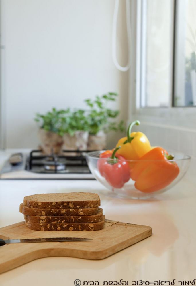 עיצוב דירה בצפון תל-אביב; המטבח