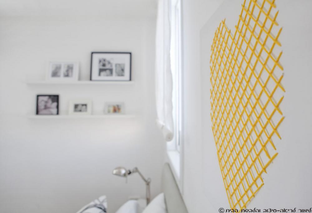 עיצוב דירה בצפון תל-אביב; חדר שינה הורים