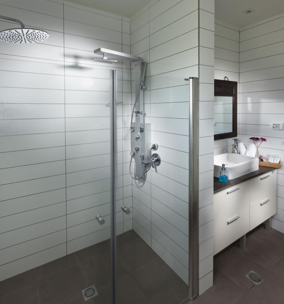 עיצוב המקלחת בצימר