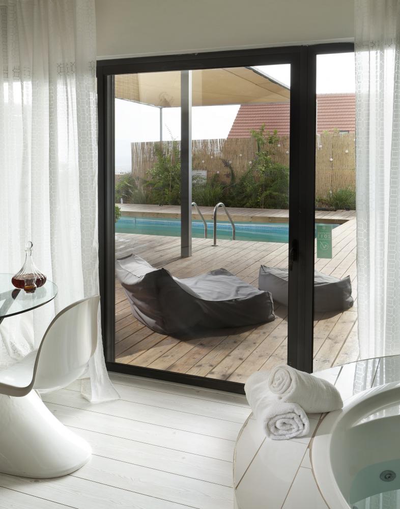 עיצוב הצימר- מבט החוצה