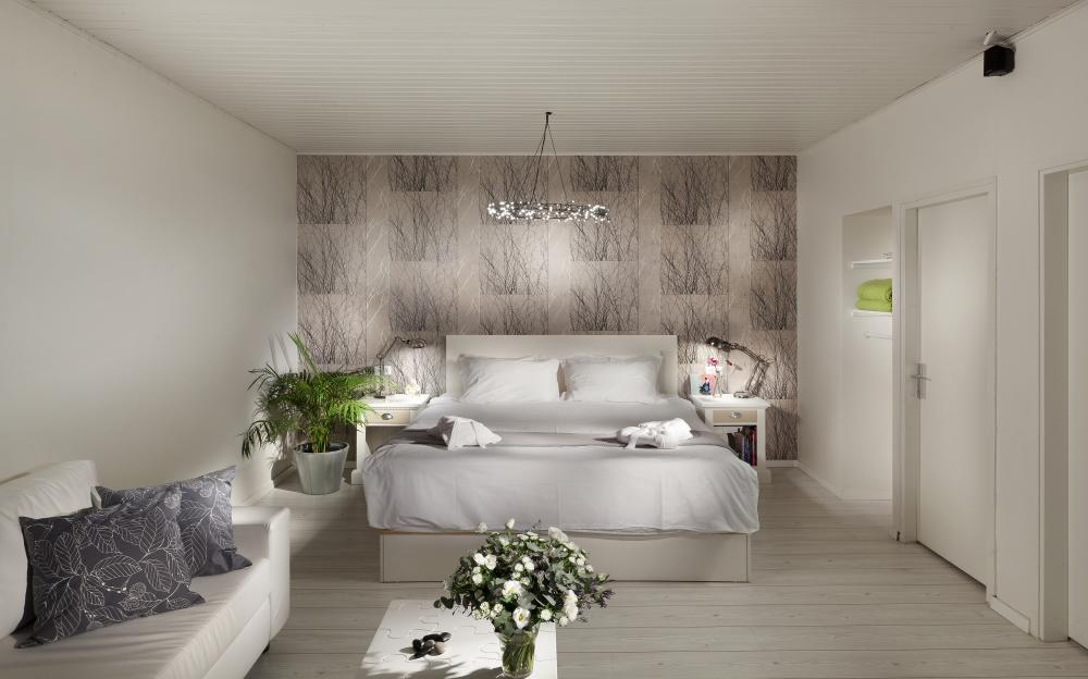 עיצוב הצימר-חדר השינה