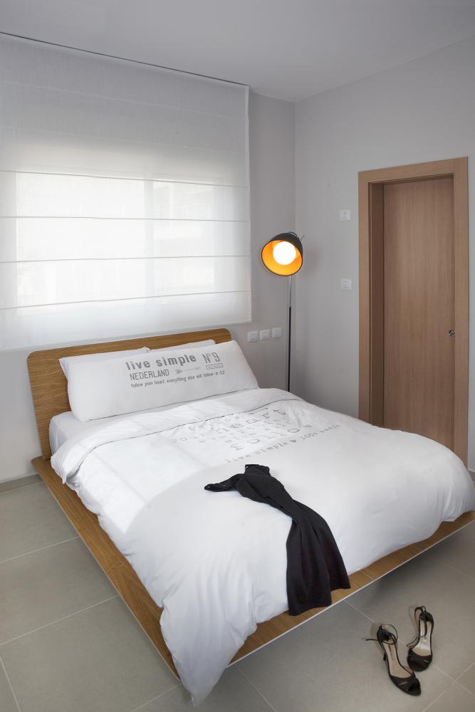 עיצוב חדר שינה בדירת קבלן