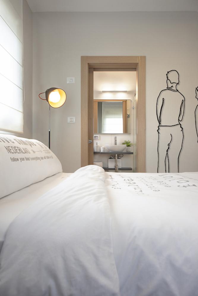 חדר שינה עם חדר רחצה