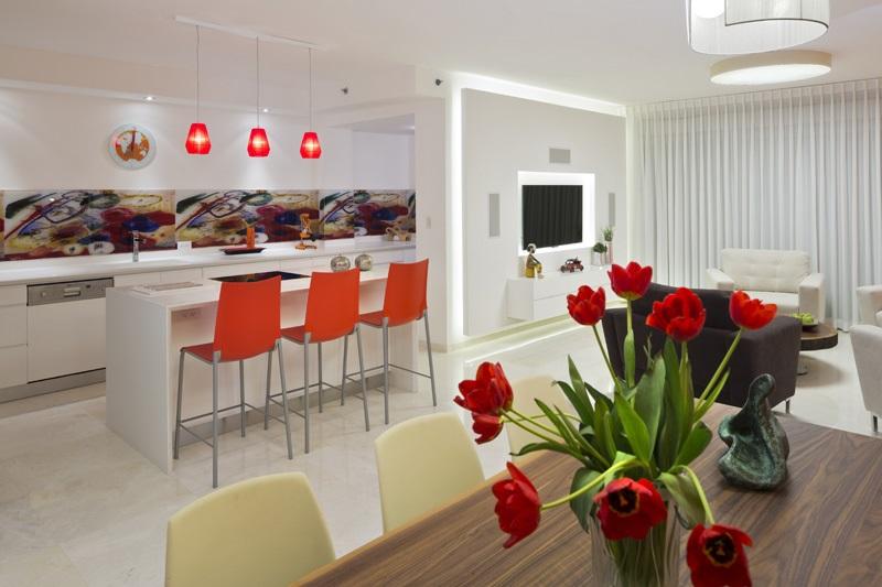 מבט אל המטבח