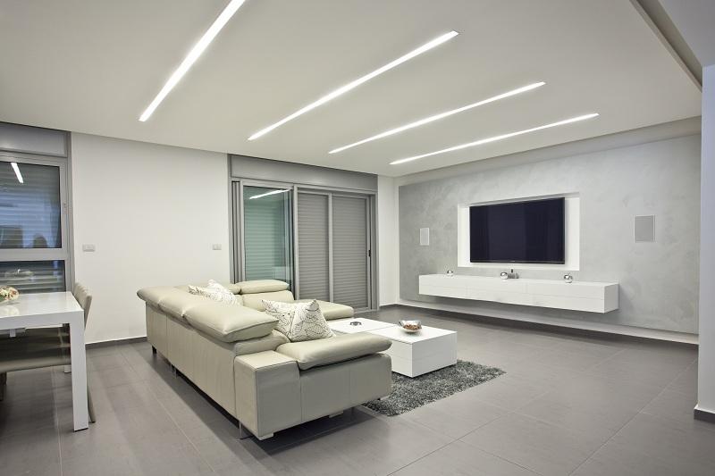 מבט אל הסלון