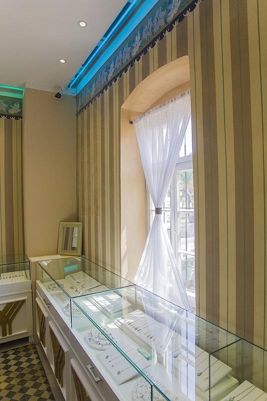 תצוגת התכשיטים