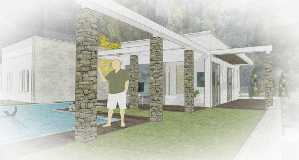 מבט נוסף מחצר הבית