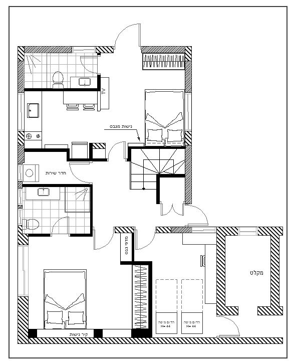 תכנית קומת מגורים
