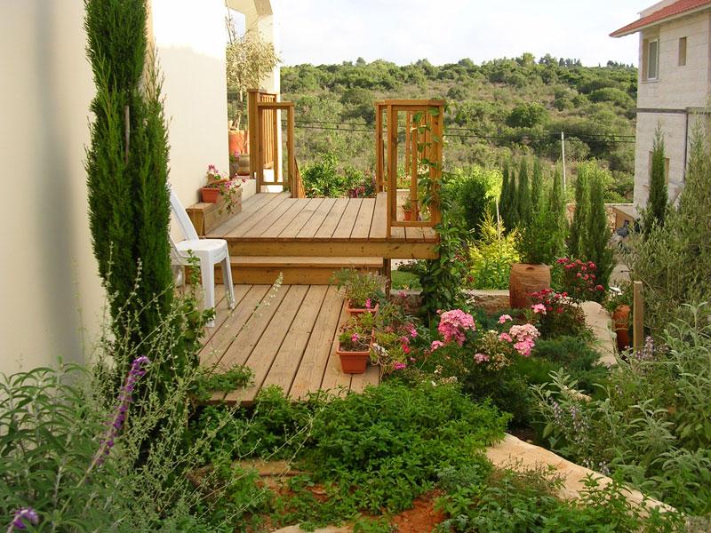 מבט מהדק העליון  לעבר נוף השמורה