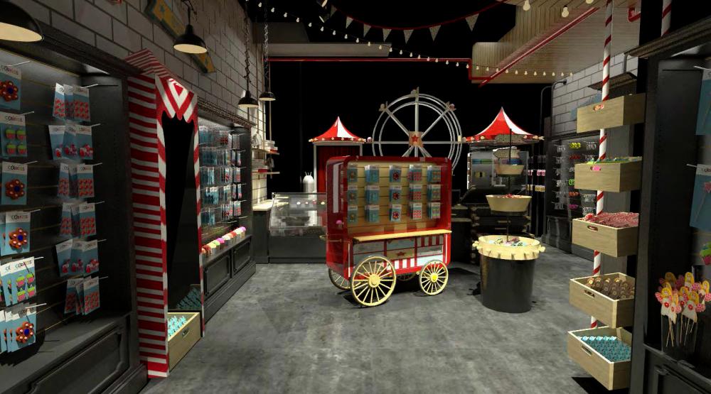 עיצוב חנות בוטיק במתחם שרונה המחודש