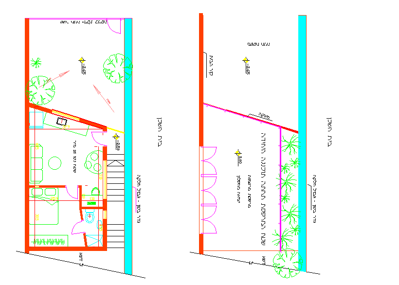 תוכנית השטח - לפני ואחרי