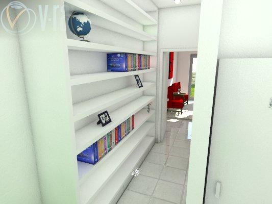 מבט אל המסדרון