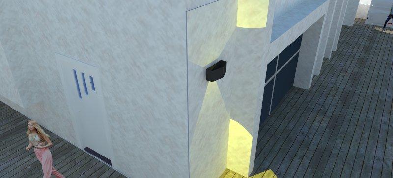 הדמיה ממוחשבת לתאורת גן